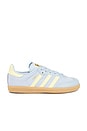 view 1 of 6 Kids Samba OG Sneaker in Wonder Blue, Powder Yellow, & Gum