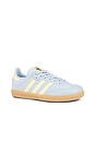 view 2 of 6 Kids Samba OG Sneaker in Wonder Blue, Powder Yellow, & Gum