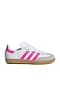 view 1 of 4 ZAPATILLA DEPORTIVA SAMBA OG in White & Lucid Pink