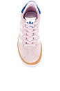 view 4 of 6 Kids Gazelle Sneaker in Clear Pink, White & Blue Bird
