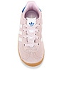 view 4 of 6 Toddler Gazelle Sneaker in Clear Pink, White & Blue Bird