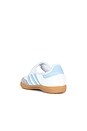 view 4 of 6 ZAPATO PLANO SAMBA JANE in White, Clear Sky, & Gum 3