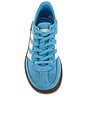 view 4 of 6 Kids Handball Spezial Sneaker in Light Blue, White, & Gum
