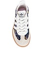 view 5 of 6 Kids Liberty Of London Samba Og Sneaker in Core White, Orchid Fusion, & Gum 2