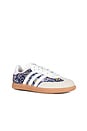 view 2 of 6 Toddler Liberty Of London Samba Og Sneaker in Core White, Orchid Fusion, & Gum 2