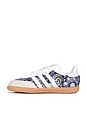 view 6 of 6 Toddler Liberty Of London Samba Og Sneaker in Core White, Orchid Fusion, & Gum 2