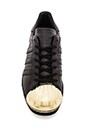 view 3 of 6 BLUE Superstar 80's Metal Toe Sneaker in Black & Gold