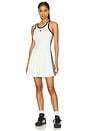 view 3 of 4 Sports Club 3 Stripe Tank Dress in Off White