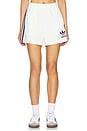 view 1 of 4 Sports Club 3 Stripe Short in Off White
