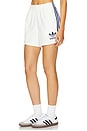 view 2 of 4 Sports Club 3 Stripe Short in Off White