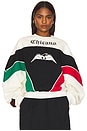 view 2 of 5 x Willy Chavarria Chicano Sweatshirt in Off White