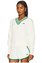 view 3 of 6 x Sporty & Rich Sweater in Off White & Green