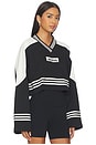 view 2 of 4 Crew Sweatshirt in Black & Off White