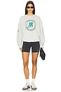 view 4 of 4 x Sporty & Rich Sweater in Light Grey Heather