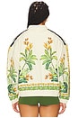 view 4 of 5 X Farm Premium Jacket in Cream White, Bold Gold, & Semi Flash Green