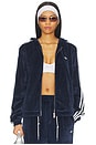view 1 of 6 x Wales Bonner Velour Track Jacket in Collegiate Navy