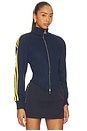 view 2 of 4 x Miaou Corset Track Top in Collegiate Navy
