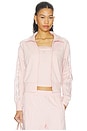 view 1 of 5 Firebird Lace Track Top in Sandy Pink