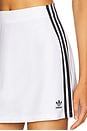view 6 of 6 3 Stripe Mini Skirt in White