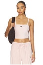 view 1 of 5 Terry Towel Tank Top in Sandy Pink