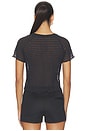 view 3 of 4 Smocked Cali Tee in Black