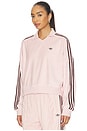 view 2 of 5 Terry Towel V Neck Top in Sandy Pink