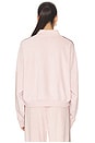 view 3 of 5 Terry Towel V Neck Top in Sandy Pink