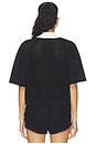 view 3 of 5 Knitted Crochet Polo in Black