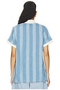 view 3 of 5 Denim Football Jersey in Indigo Denim