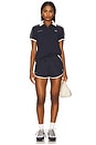 view 5 of 6 x Sporty & Rich Polo T-Shirt in Night Navy