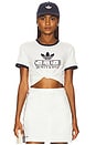 view 1 of 4 x Sporty & Rich Graphic T-Shirt in Core White & Night Navy