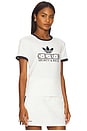 view 2 of 4 x Sporty & Rich Graphic T-Shirt in Core White & Night Navy