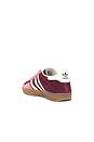 view 3 of 7 Gazelle Indoor Sneaker in Maroon, White, & Preloved Crimson