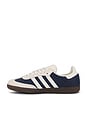 view 5 of 6 ZAPATILLA DEPORTIVA SAMBA OG W in Night Indigo, Cream White, & Gold Metallic