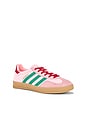view 2 of 6 TÊNIS DE INTERIOR GAZELLE in Court Green, Glow Pink, & Gum 3
