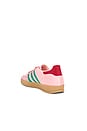 view 3 of 6 TÊNIS DE INTERIOR GAZELLE in Court Green, Glow Pink, & Gum 3