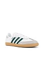 view 2 of 6 Samba OG in Footwear White, Collegiate Green, & Grey Two