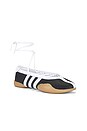view 2 of 6 ZAPATILLAS DE BALLET TAEKWONDO MEI in Core Black, White, & Gum 3
