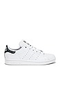 view 1 of 6 Stan Smith Sneaker in White & Dark Blue