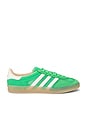 view 1 of 6 Gazelle Indoor Sneaker in Energy Green, Off White, & Magic Beige