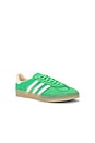 view 2 of 6 Gazelle Indoor Sneaker in Energy Green, Off White, & Magic Beige
