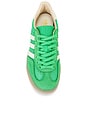 view 4 of 6 Gazelle Indoor Sneaker in Energy Green, Off White, & Magic Beige