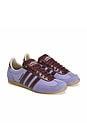 view 2 of 8 x Wales Bonner Japan Sneaker in Cream White, Light Purple & Night Red