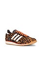 view 2 of 6 SL 72 OG Sneaker in Dark Brown, Off White & Semi-Impact Orange