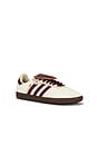 view 2 of 6 Samba LT Sneaker in Crew White, Maroon & Gold Metallic