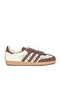view 1 of 7 ZAPATILLA DEPORTIVA SAMBA OG in Crew White, Earth Strata & Gold Metallic