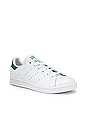 view 2 of 6 Stan Smith Sneaker in White & Green