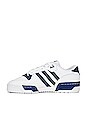 view 5 of 6 Rivalry Low Sneaker in White & Victory Blue