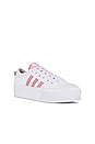 view 2 of 6 NIZZA PLATFORM 스니커즈 in White & Super Pop