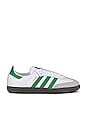 view 1 of 6 Samba Og Sneaker in White & Green